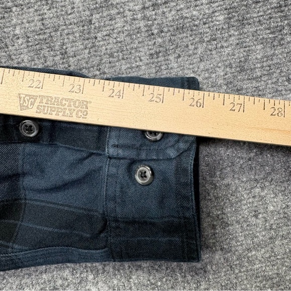 Carhartt Flannel Shirt Mens 2XL Blue Loose Fit Heavyweight Long Sleeve Plaid - Picture 9 of 9